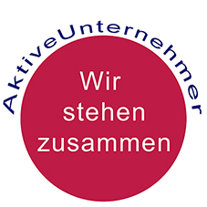 Wir stehen zusammen! Aktive Unternehmer